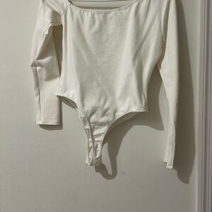 Kids Cream One Piece Bodysuit